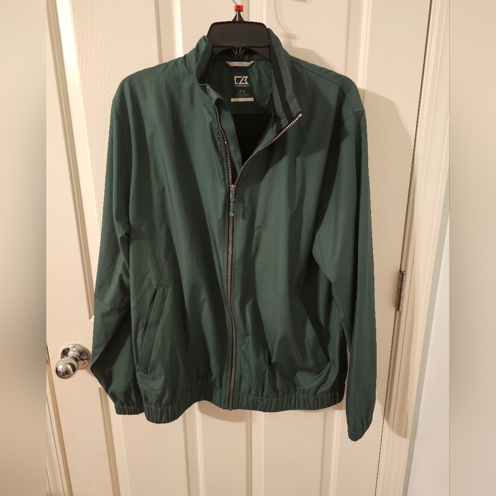 Cutter & Buck CB Mens WindTec Astute FULL Zip Windbreaker Jacket Size M
